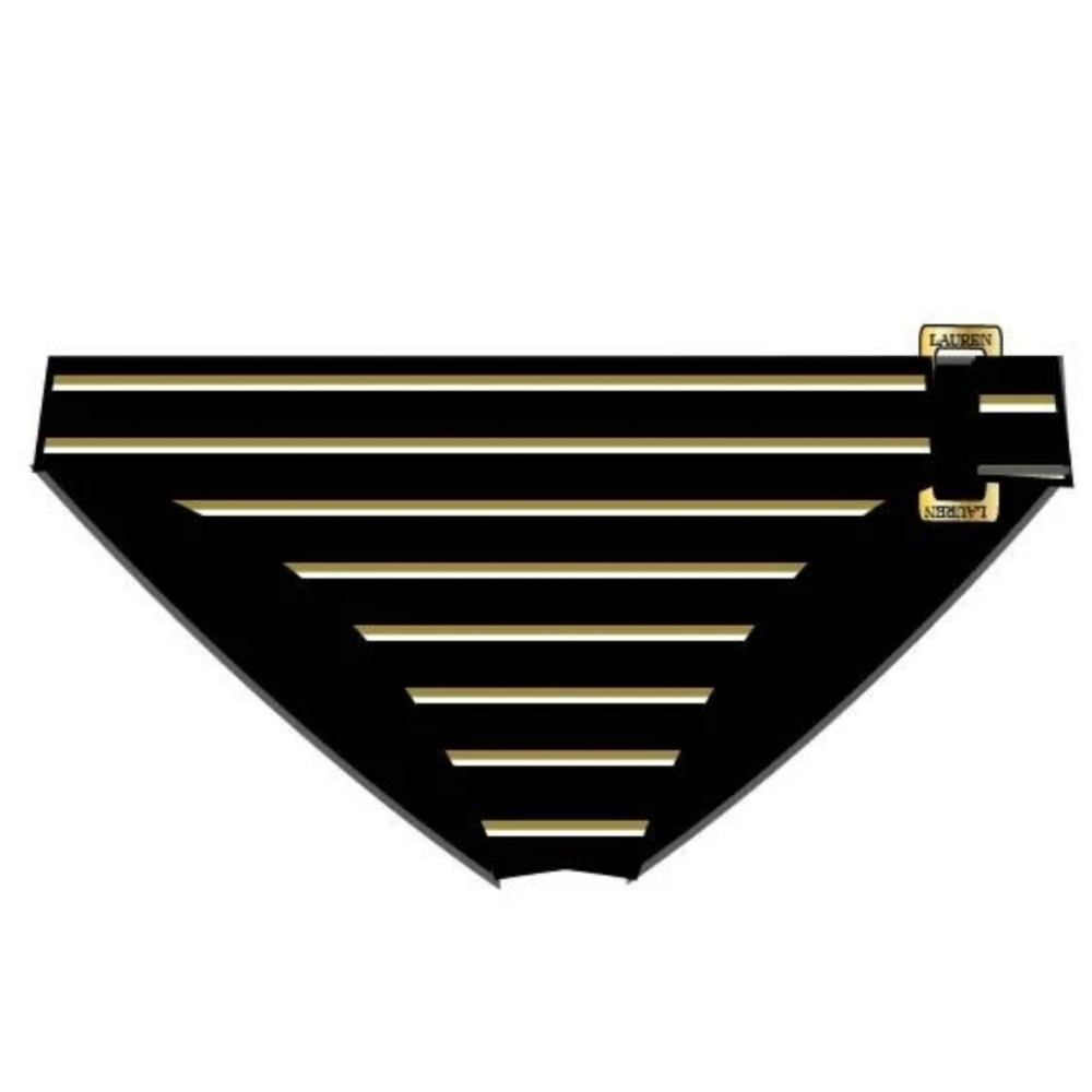 RALPH LAUREN Dylan Metallic Stripes Hipster Bottom